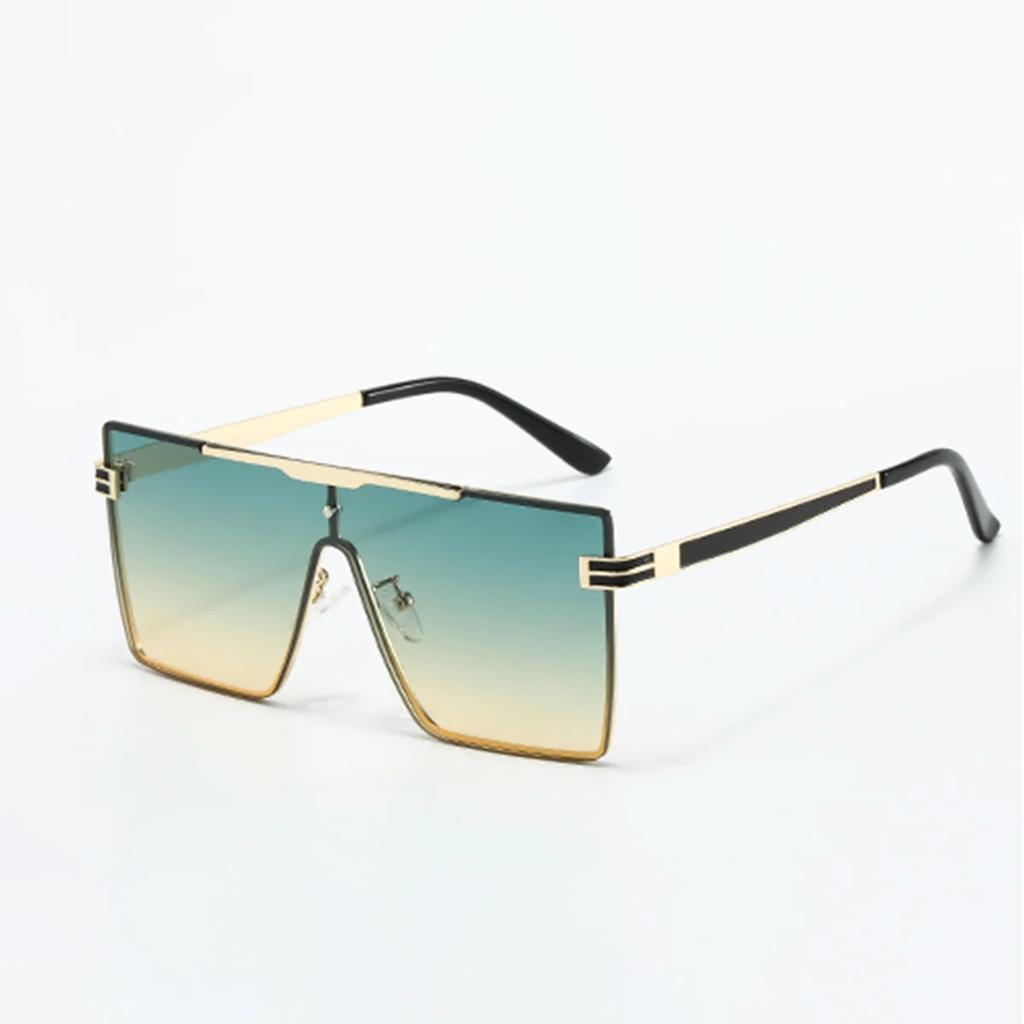 Occhiali da sole da donna Occhiali a doppio ponte Lenti colorate quadrate Marca di lusso Designer Occhiali da sole Uv400 Occhiali da sole Uomo