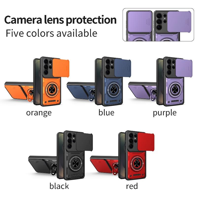 Suitable for Samsung Galaxy S26 Ultra S26 + Plus Lens Protector Anti Drop Rigid Hybrid Phone Case TPU+PC