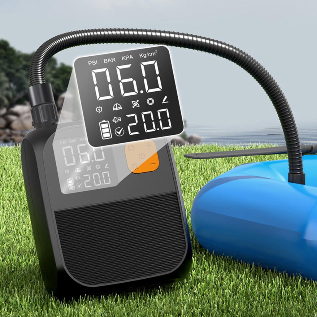 Electric Paddle Board Pump Rechargeable SUP Pump 25PSI Portable Electric Pump for Stand Up Paddle Boards