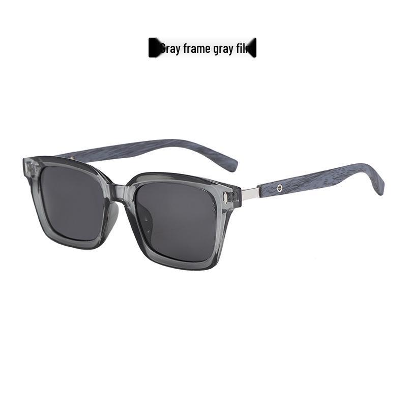 Chic Women's Slimming Polarized UV Protection Sunglasses - Wood Grain, Small Frame for Driving.