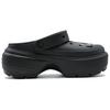 Crocs Stomp Gender-Conforming Needle EVA Simple Fashion Trend Casual Gift Box Edition Hole Shoes Unisex Style Black
