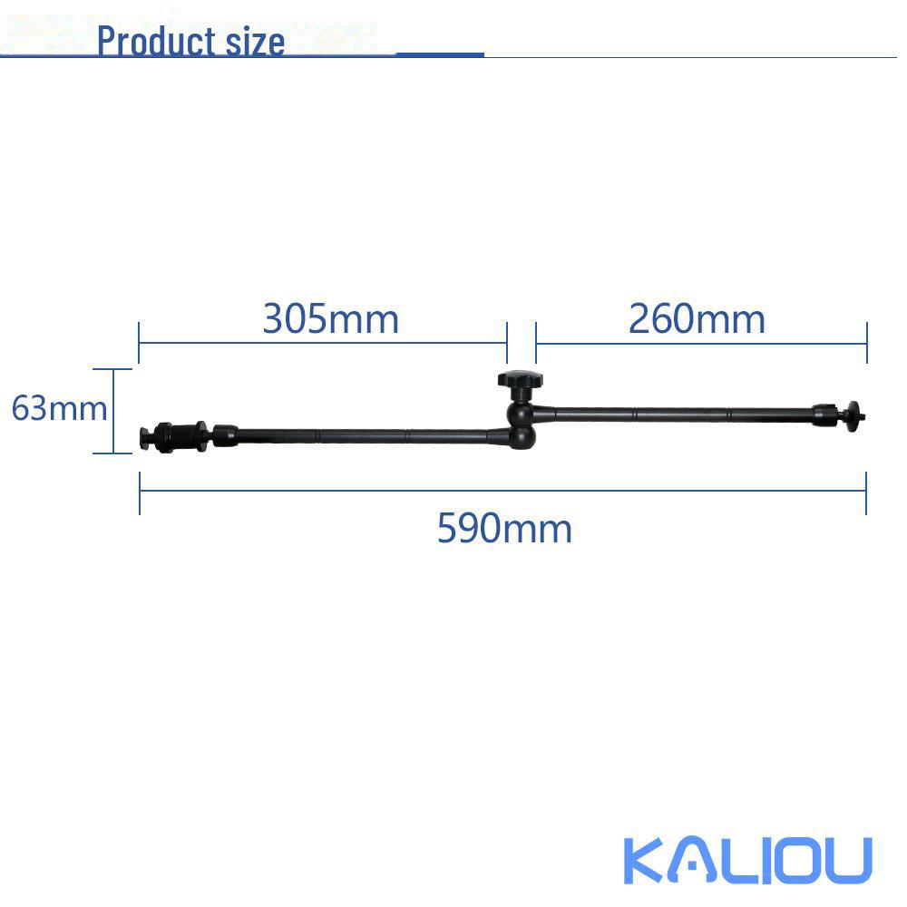 Kallio Verstellbare Krabbenklemme Universalhalterung für 7/11/20 Zoll Magic Arm