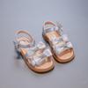 Summer Girls Open Toe Rhinestone Bow Princess Sandals Kids Stage Performance Dress Shoes