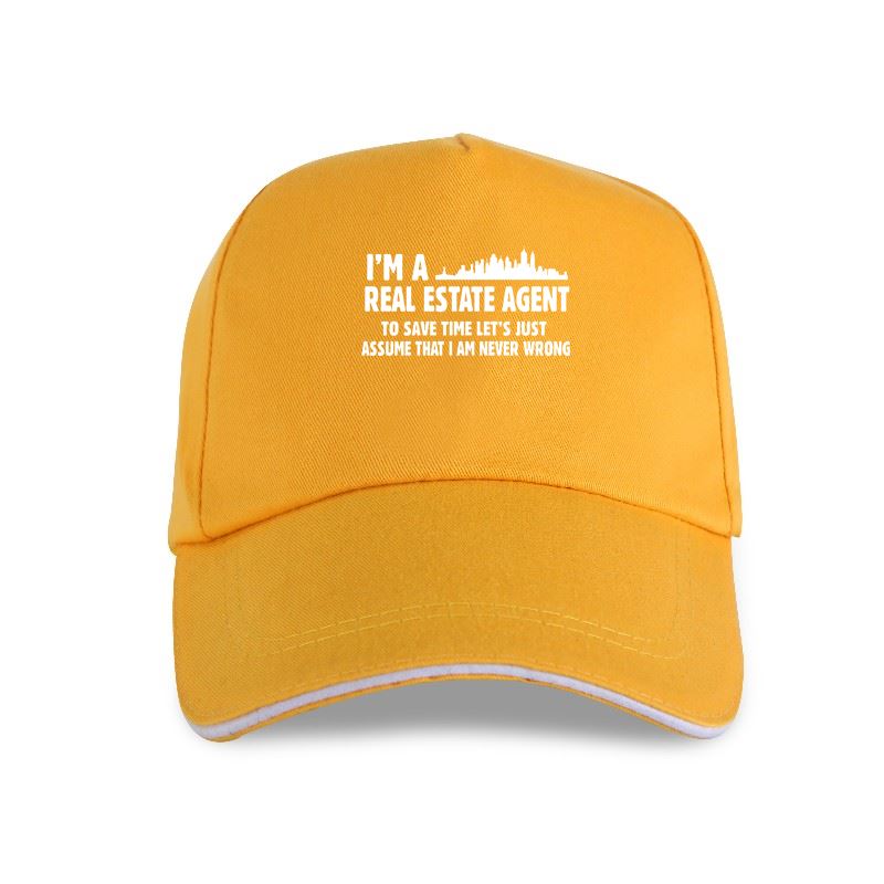 

Агент по недвижимости Бейсболка Смешная профессия Род занятий