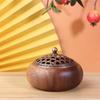 Solid Wood Pan Incense Burner, Indoor Aromatherapy Burner With Sandalwood Incense, Tea Ceremony ,Prayer Rooms, Yoga Decoration