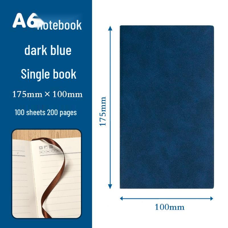 High-End Soft Leather Business Notebook with Magnetic Buckle and Custom Logo - Ideal Gift Set