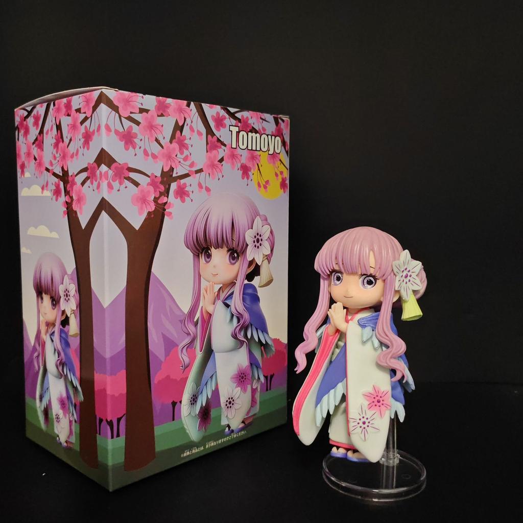 12cm Q Version KINOMOTO SAKURA And Friends Kimono GK Statue Collectible Kawaii Figurine Model Desktop Decor Gift Toys