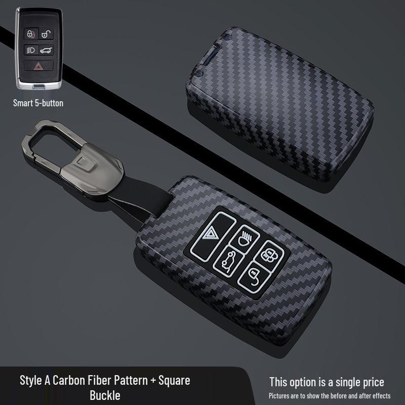 Key Covers Compatible with Land Rover Discovery Sport, Range Rover Evoque, Velar, Freelander, Defender, and Jaguar.