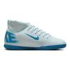 Nike Mercurial Superfly 10 Нескользящая амортизация Нескользящая амортизация Высокие детские футбольные бутсы Синие Детские FQ8320-400