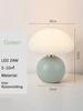 LED Pink/blue/orangr/green/white Lampshade Mood Lighting Table lamp,Bedroom Bedside Lamp,Night Light,Nordic Desk Decorating Item