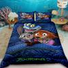 Judy Nick Cartoon Duvet Cover Zootopia Anime Three-piece Set Bedding Set Bedroom Decor Teens Gifts Queen King Full Size