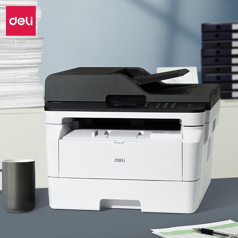Deli M3400ADN Black & White 3-in-1 Laser Printer CN plug (adapter included)