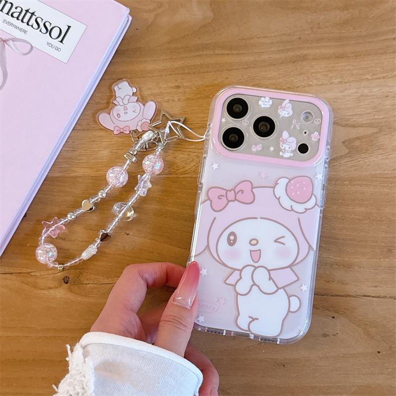 Cinnamoroll Sheep iPhone 17/16 Pro Max/15 Pro Girly Heart Phone Case
