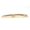 BURBERRY TB logo hair accessories hair pin Barrette Metal Gold Unused