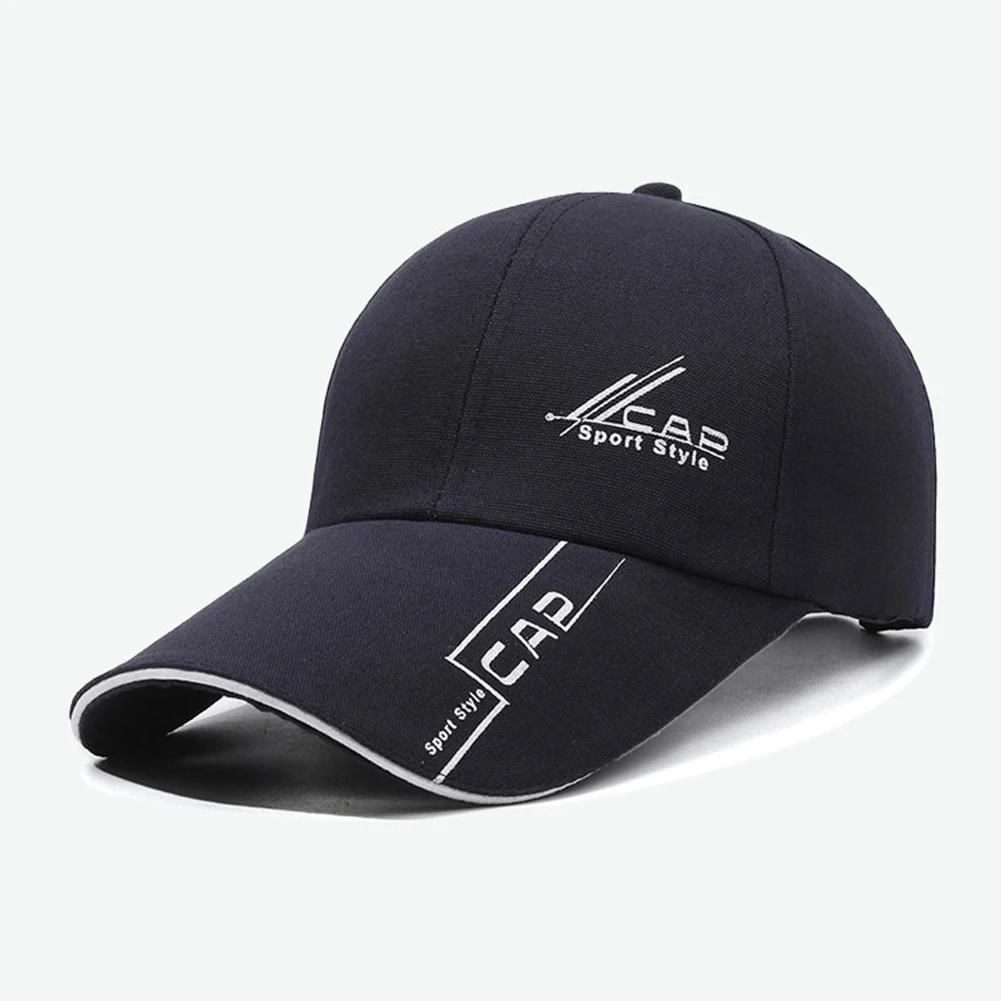 Summer Long Brim Hats Men Baseball Caps Spring Casual Outdoor Hiking Fishing Hats Sunscreens Shade Caps Ajustable Baseball Hat