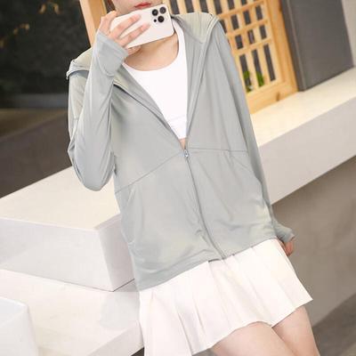 WEZHO Women's Ice Silk UV Protection Sun Hoodie