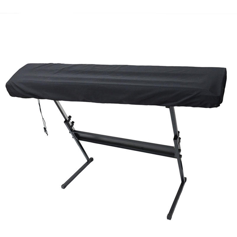Black Piano Cover Dustproof Keyboard with Shrink Pumping Dust Cover