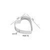 MDNG French Heart-Shaped Perforated Mousse Ring Set