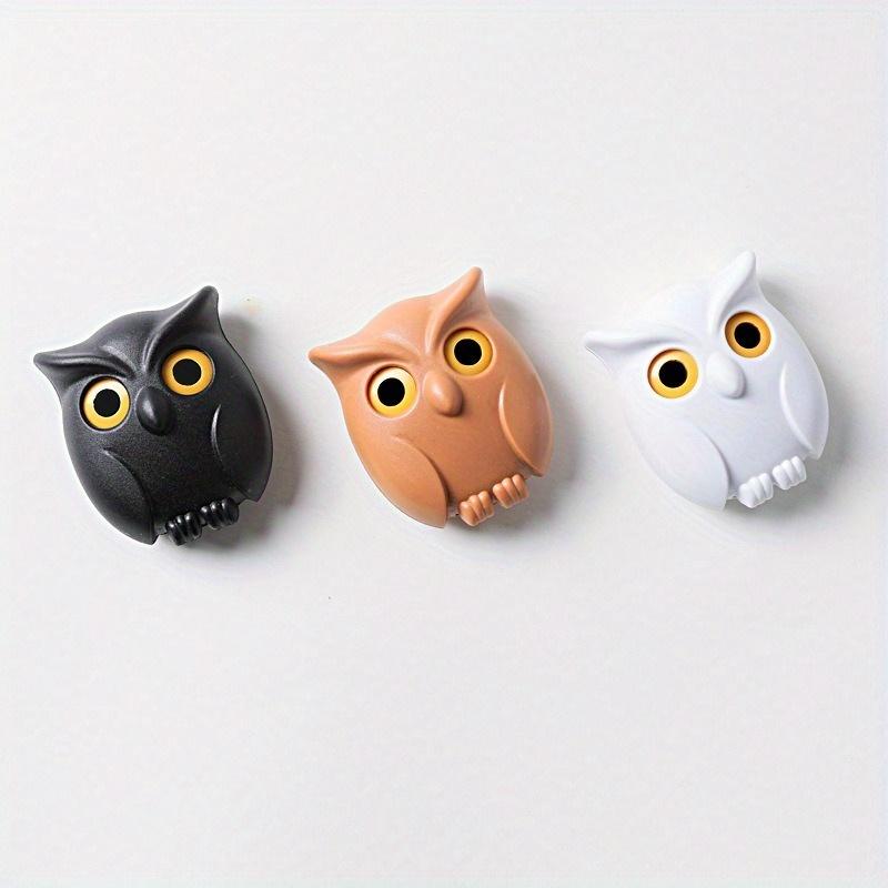 1pc Owl Key Hook Door Porch Wall Hanging Arrangement and Storage Nail Free Home