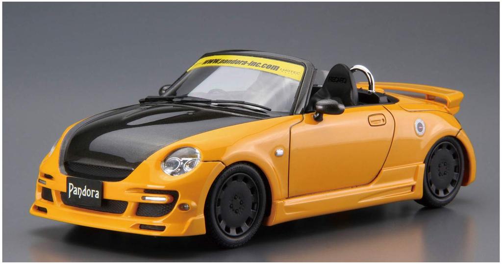 AOSHIMA The Tuned Car Series Daihatsu PANDORA TYPE887 EVOII L880K Copen 2002 Plastic Model 1/24 No.51