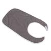 Adult Bib Adjustable Hook and Loop Machine Washable Senior Dining Clothing Protector for Eating Nursing Homes Gray
