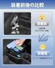 Rear Console Box for Suzuki Jimny Jimny Sierra Rear Console Interior Storage Partition Rear Console Storage Small Item No Easy Accessory 2-Layer