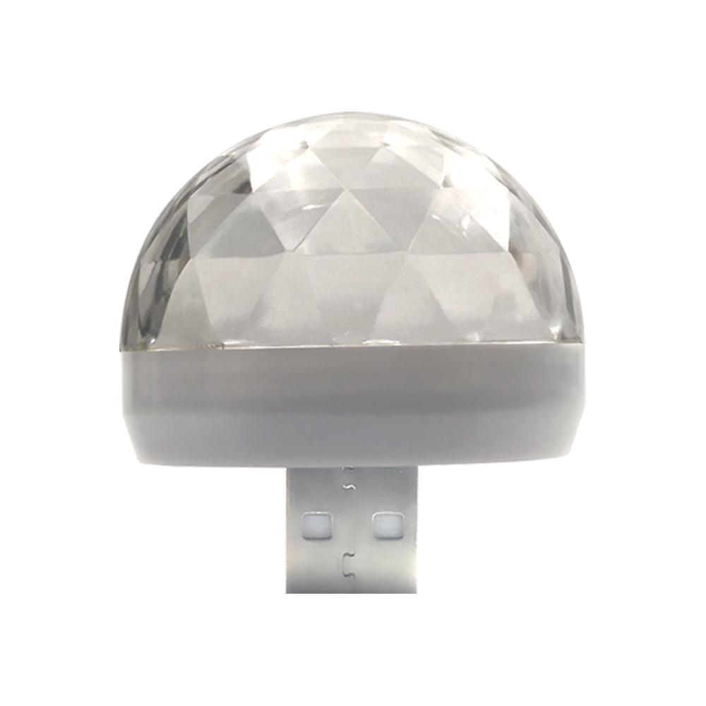 

Автомобильный USB Ambient Light DJ RGB Mini Красочный музыкальный звук Led Apple USB Интерфейс Праздничная вечеринка Атмосфера Интерьер Купол Багажник Лампа