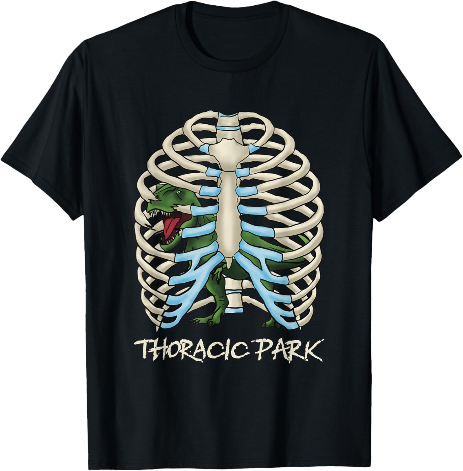 Thoracic Park, Anatomy Joke, Chiropractor Gift, Orthopedic T-Shirt S разноцветный