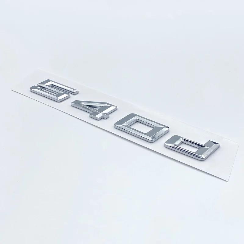 3D New Font Numbers Letters for BMW 5Series E39 E60 E61 F10 F1 520d 523d 525d 530d 535d 540d ABS Emblem G30 Car Trunk Sticker