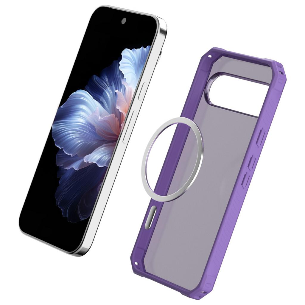 For Google Pixel 9 Pro XL Case Compatible with MagSafe Protective TPU+PC Hybrid Phone Cover