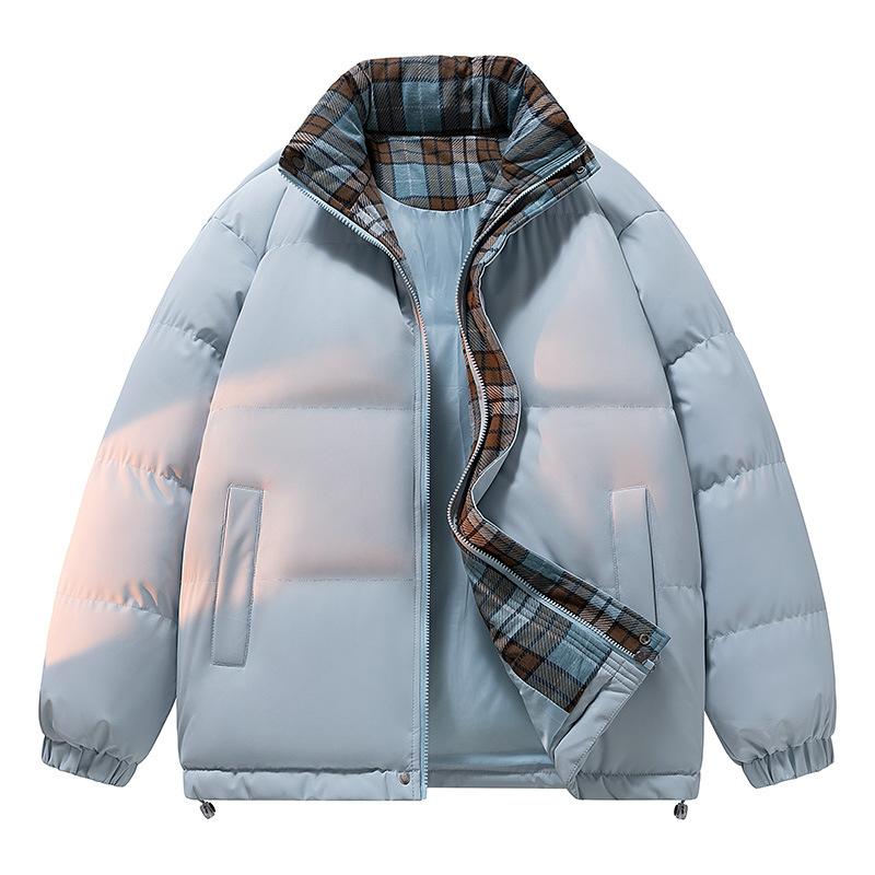 Cotton Clothing Men and Women Paragraph Winter Loose Stand-up Collar Cotton Jacket Warm Thickened Models Casual Cotton Jacket Couples Jacket Men