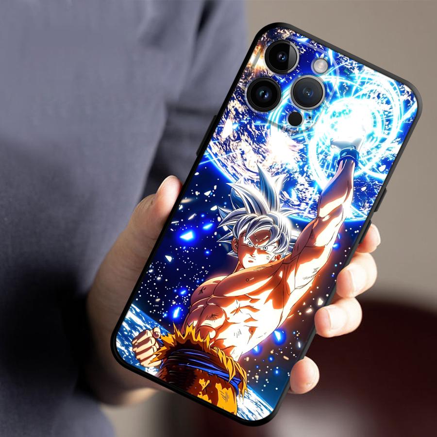 Dragon Ball Earth Son Goku Case for Apple iPhone 16Pro Max XR 12 Mini 7 6s 16e 8 Plus 15 14 XS X SE 11 13 Pro Soft Cover