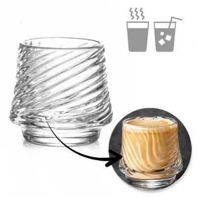 Szklanka Ryflowana 150Ml Do Kawy Drinków Whiskey 75X8Cm 1