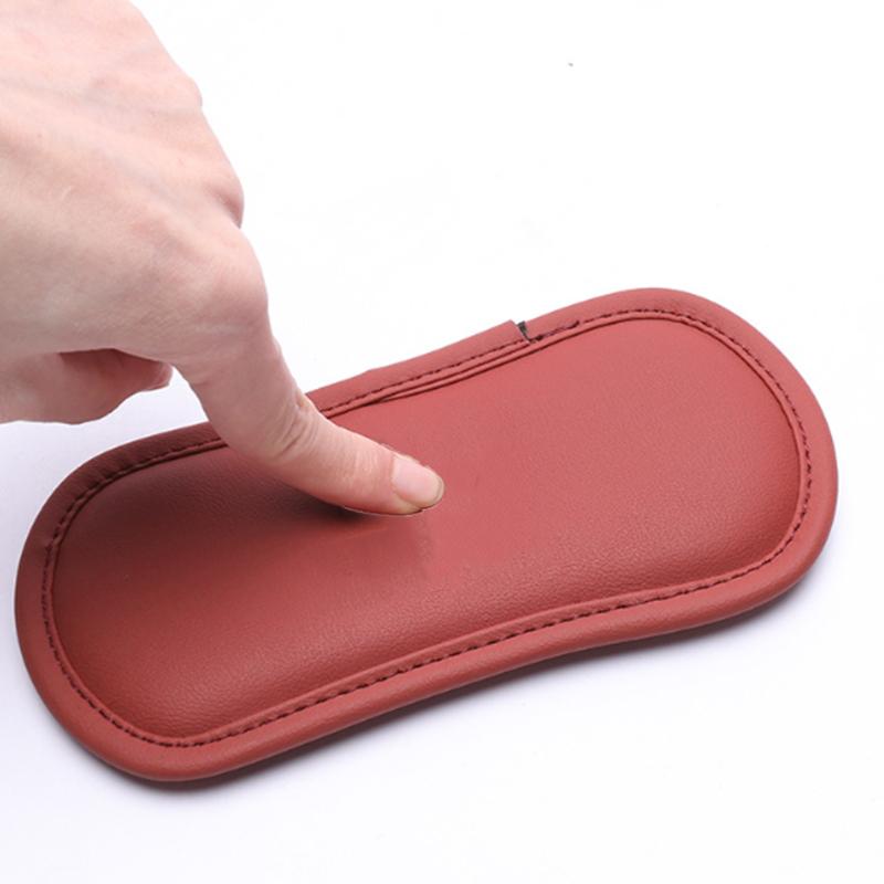 Leather Car Leg Cushion Elastic Memory Foam Knee Pad Car Pillow Cushion Armrest Pad Universal Thigh Support Accessories