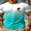 Men's T-shirt Summer  3D Printe Urban Street Style Men's Running Loose T-shirt