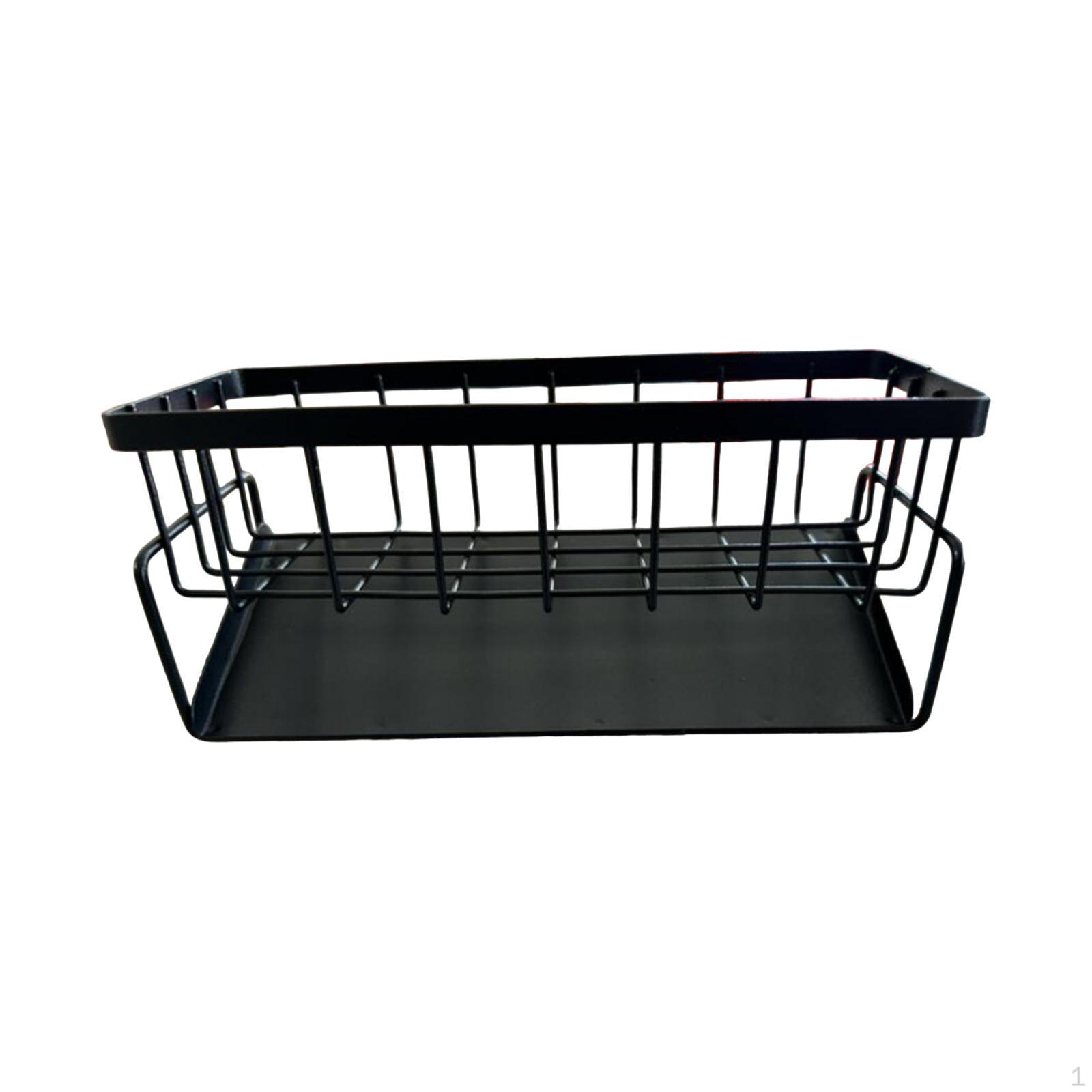 

Органайзер для кухонной раковины, держатель для губки, сушилка для щеток для мыла для посуды Without Hanging Rod