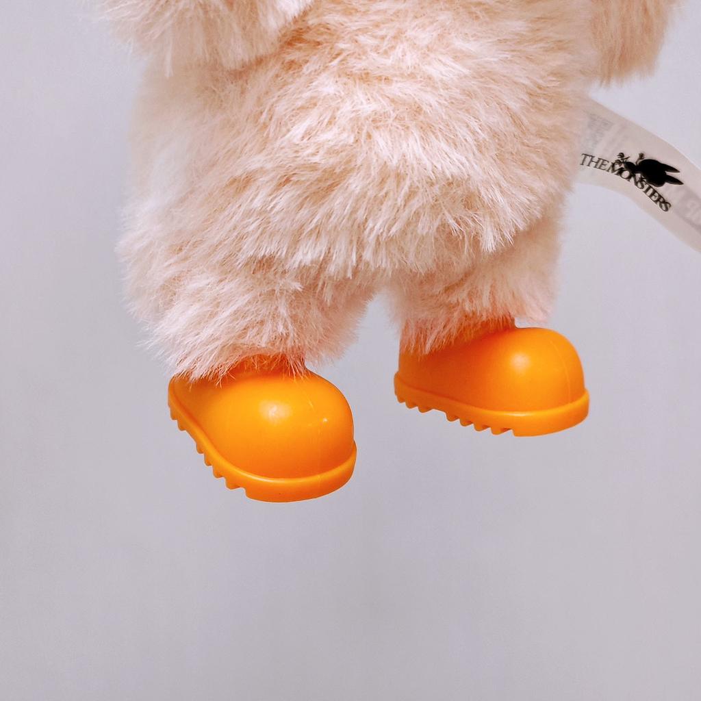 New Fashion Macaron Labubu Rain Boots One, Two and Three Generations Labubu Doll Shoes