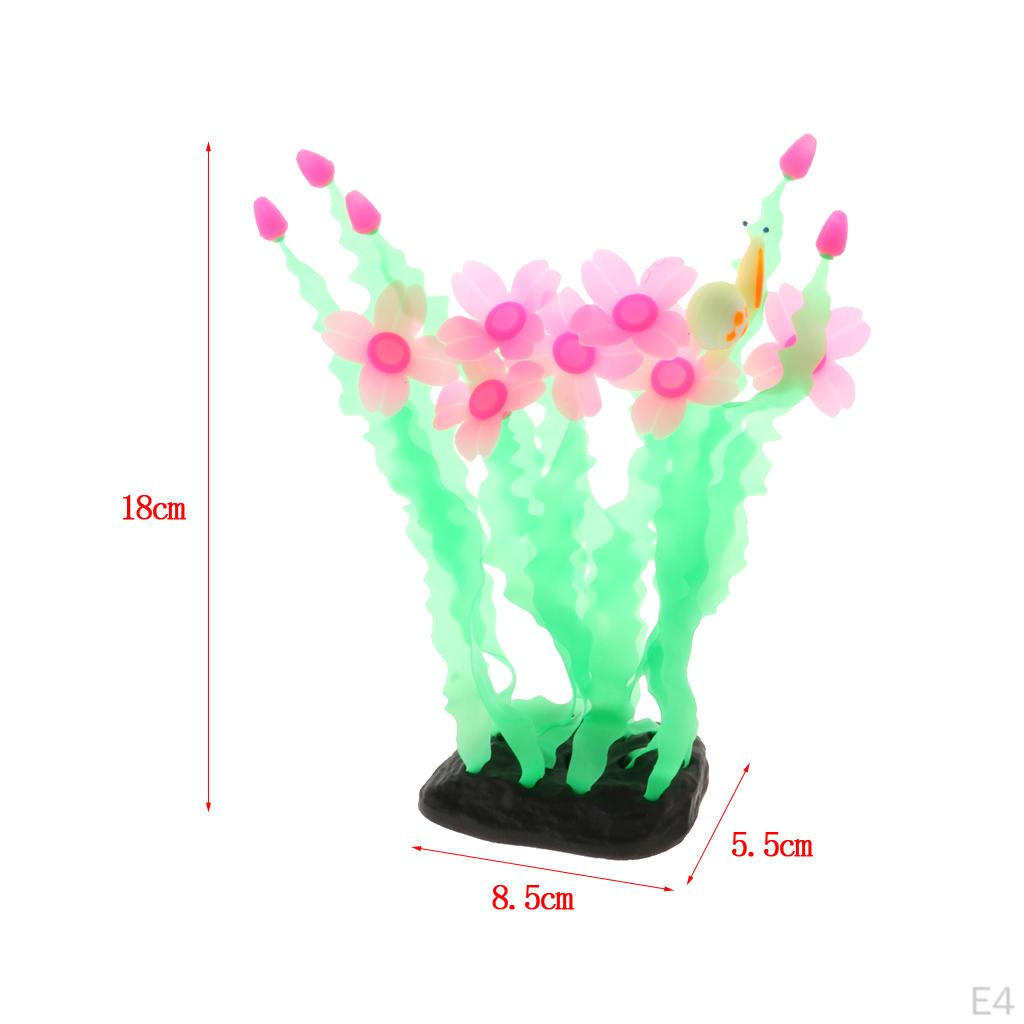 Aquarium Plants Fish Tank Decorations Artificial Plastic