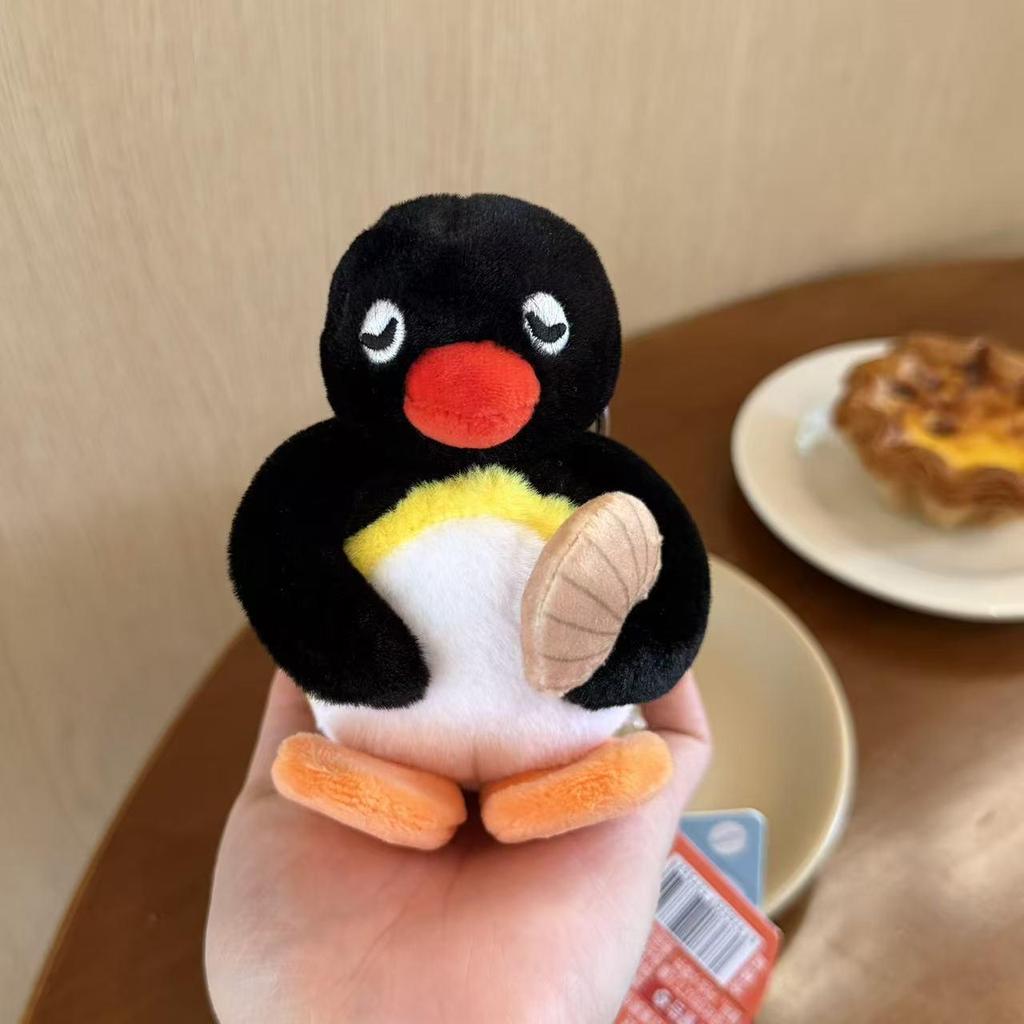Genuine Penguin Family Bag Charm - Autumn/Winter Series Plush Toy Keychain