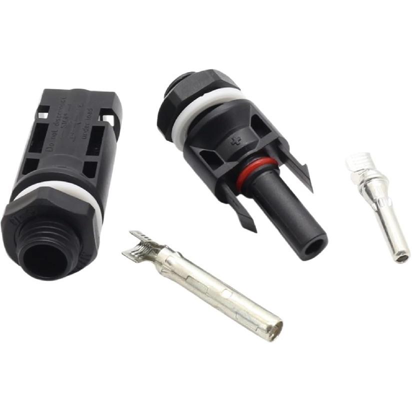 HFHYDZSW 10 Pairs M12 Solar Panel Mount Connector Solar PV Panels Coupler Connectors for Combiner Box with Rear to Put in Frame