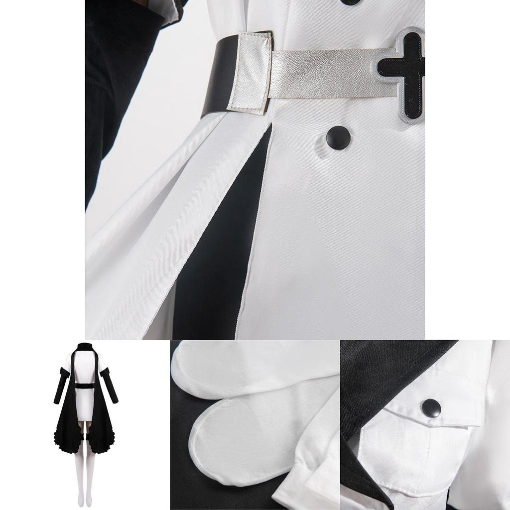 Akame Ga Kiru! Esdese Cosplay Costume Set Black And White Anime Outfit For Women S M L Xl Xxl Sizes