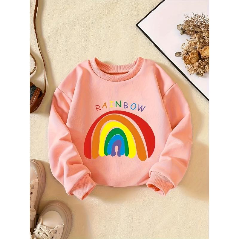 Kids Sweatshirt Creative Letter Pattern Stylish Casual Round Neck Sweatshirt Suitable for Everyday Parties, Vacations, And Gifts