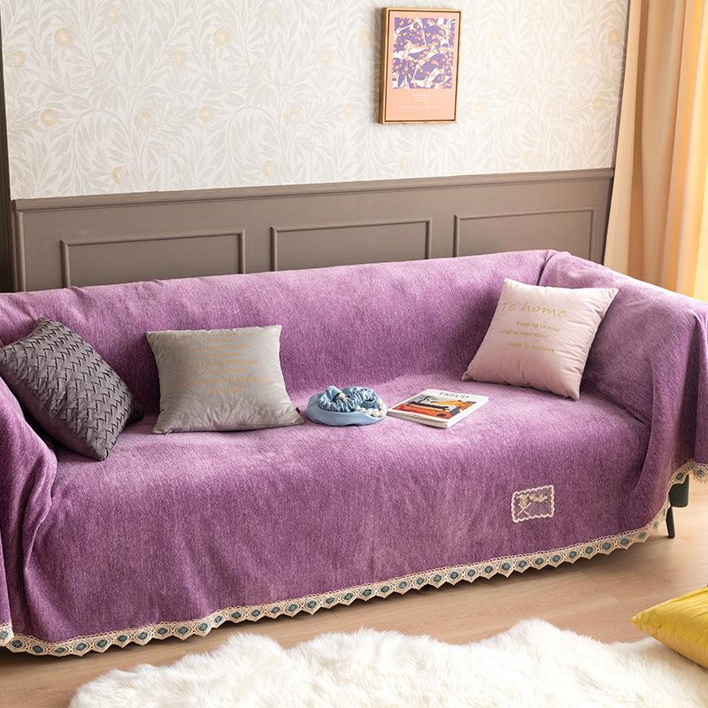 Leichter Luxus Chenille Sofa Handtuch All-inclusive Vollbezug Sofabezug Stoff Sofabezug