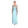 2025 Summer Satin High Waist Spaghetti Strap Backless Long Dress for Women - Sleeveless & Sexy