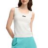 FILA Heritage Fashion Casual Versatile Skin-Friendly Soft Comfortable Sports Tank Top Women Tops F11W538111F-WT