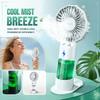 Portable Dual Nozzle Handheld Fan with Function Efficient Operation Rechargeable Battery for Outdoor and Indoor Use
