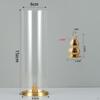Incense Holder for Sticks Ash Catcher Tray Collectibles Artwork with Transparent Tube Burner