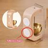 Magnetic Wood Doorbell Chime Hanging Wooden Wind Chimes Copper Bell Walnut Doorbells Vintage Door Bell Home Decorations