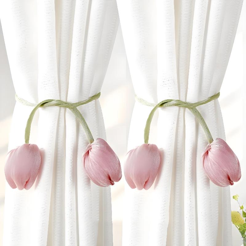 Kreative Mode Tulpe Vorhangbänder Verstellbar Elegante Vorhang-Halteband Schön Vorhänge Binde Seil Ferienwohnung