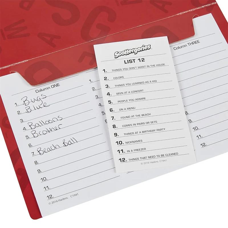 Scattergories Partyspiel: Ein klassisches Brettspiel für Familie und Freunde